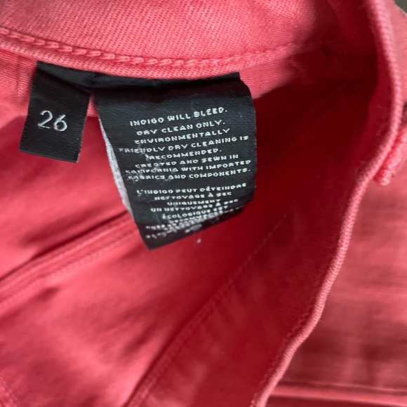 J BRAND / ALANA COATED ROSE TEA SKINNY JEANS - Picture 5 of 6